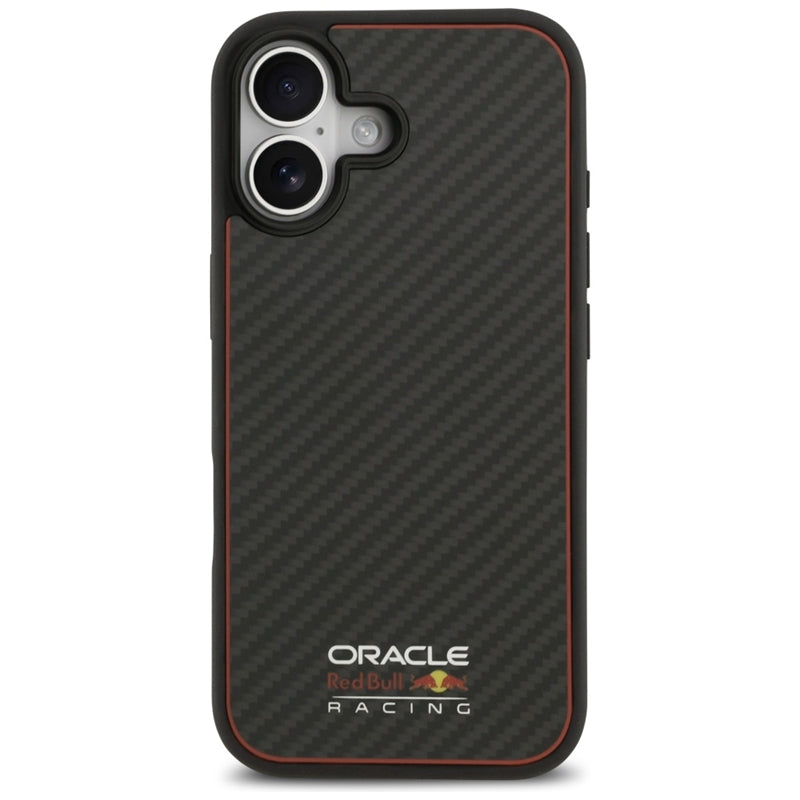Red Bull Kevlar Logo Matt MagSafe - iPhone 17 dėklas (juodas)