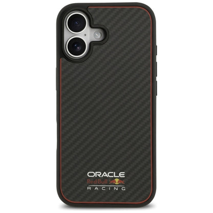 Red Bull Kevlar Logo Matt MagSafe - iPhone 17 dėklas (juodas)