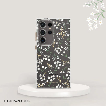 Rifle Paper Clear – dėklas, skirtas „Samsung Galaxy S24 Ultra“ („Petite Fleurs“)