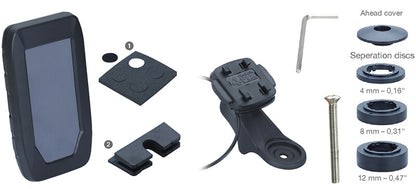 iGrip Universalus dviratininko laikiklis prie vairo „Splashbox“ išmaniems telefonams