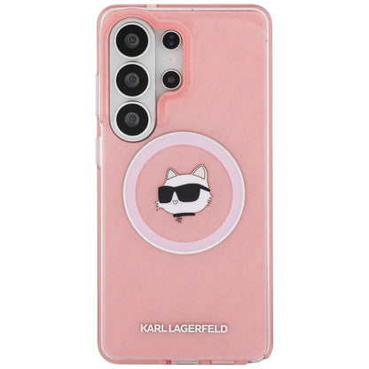 Karl Lagerfeld IML kartotoji Choupette MagSafe - Samsung Galaxy S26 Ultra dėklas (rožinis)