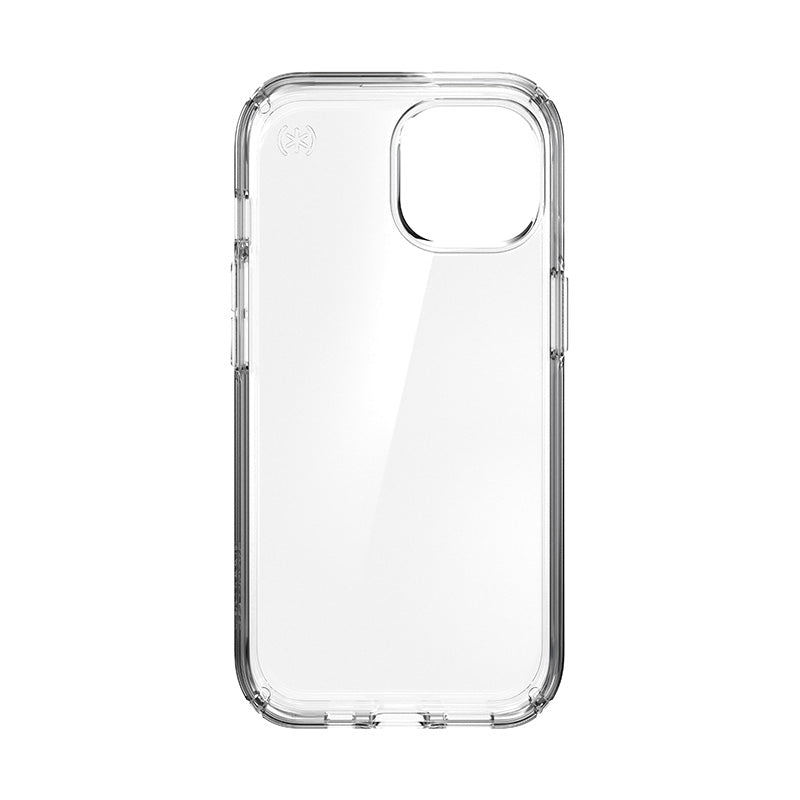 Speck Presidio Perfect-Clear – dėklas, skirtas iPhone 16e / iPhone 15 / iPhone 14 / iPhone 13 (skaidrus)