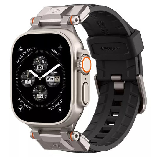Spigen DuraPro Armor - Apyrankė, skirta Apple Watch 42/44/45/49 mm (juoda)