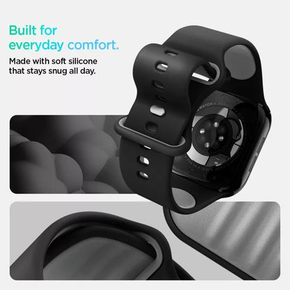 Spigen Nano Pop - Dirželis Apple Watch 44/45/46/49 mm (Juodosios sezamo)