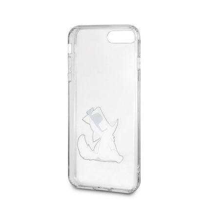 Karl Lagerfeld Choupette Fun – Dėklas skirtas iPhone SE 2020 / 8 / 7 (skaidrus)