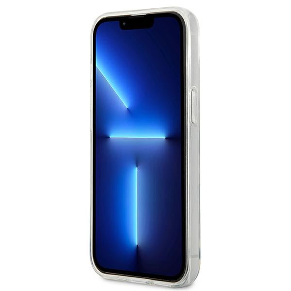 Karl Lagerfeld Iconic Karl Flower – dėklas, skirtas „iPhone 13 Mini“ (skaidrus)