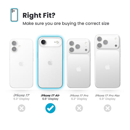 Speck Presidio Lux MagSafe – Dėklas iPhone Air (Blizgučiai / Aukso metalo)