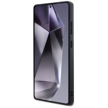 Guess fiksuoti blizgučiai Didelis 4G metalinis logotipas – Dėklas, skirtas Samsung Galaxy S25 Ultra (rožinis)