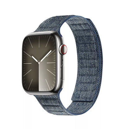 Crong Melange – magnetinė apyrankė, skirta „Apple Watch“ 44/45/46/49 mm („Blue Mélange“)