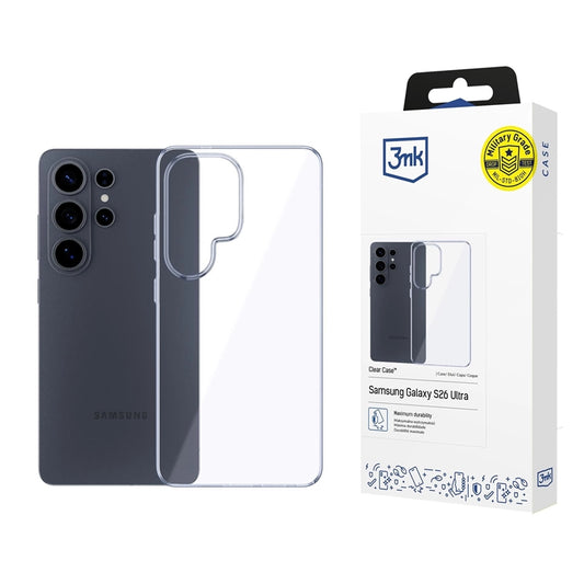 3mk Clear dėklas – dėklas skirtas Samsung Galaxy S26 Ultra (skaidrus)