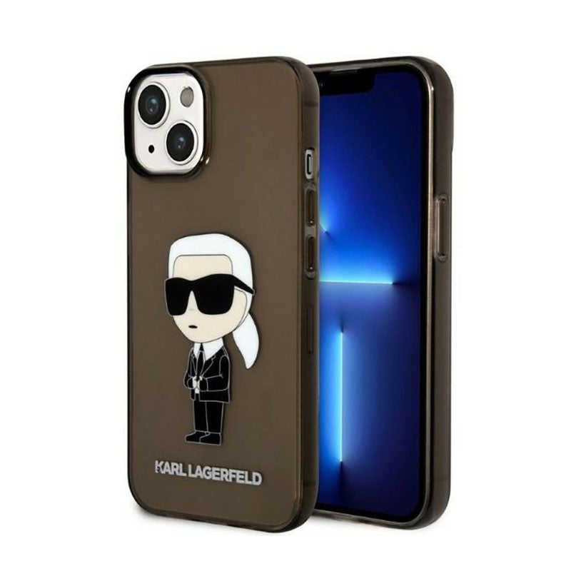 Dėklas Karl Lagerfeld IML NFT Ikonik (Juodas) skirtas iPhone 14 Plus