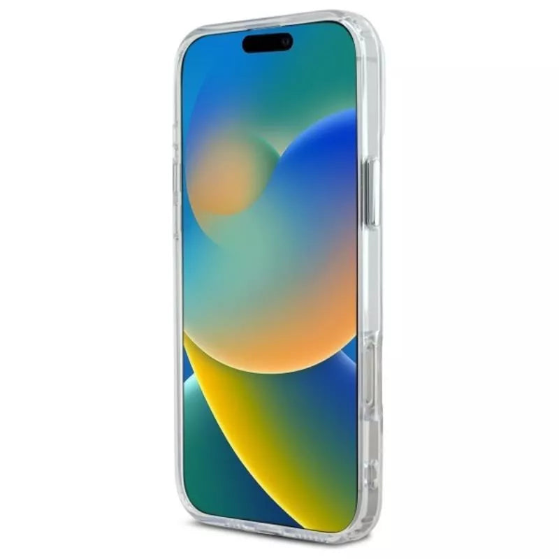 Karl Lagerfeld IML Metal Choupette Head MagSafe – dėklas iPhone 16 Pro Max (baltas)