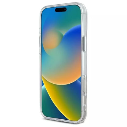 Karl Lagerfeld IML Metal Choupette Head MagSafe – dėklas iPhone 16 Pro Max (baltas)