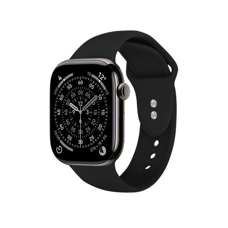 Crong Liquid - Apple Watch apyrankė 38/40/41/42 mm (juoda)