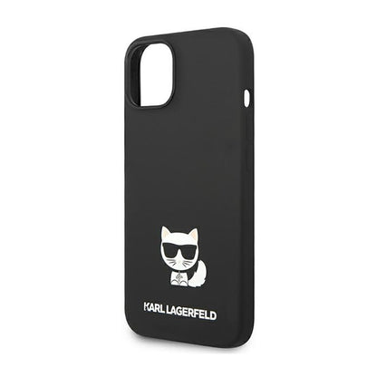 Karl Lagerfeld Choupette Body – dėklas, skirtas iPhone 14 Plus (juoda spalva)