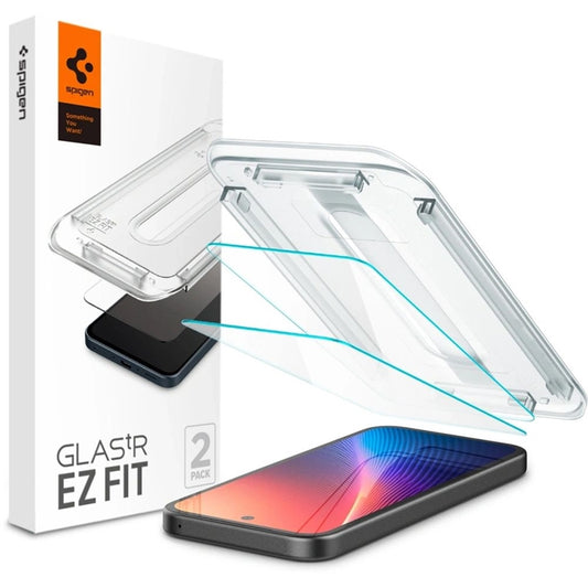 Spigen Glas.TR EZ FIT 2-Pack – Apsauginis stiklas Google Pixel 9a (2 vnt.)