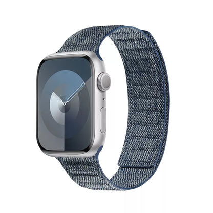 Crong Melange – magnetinė apyrankė, skirta „Apple Watch“ 44/45/46/49 mm („Blue Mélange“)