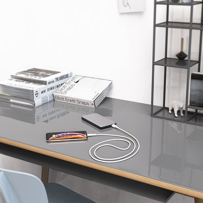 Borofone Silicone - USB į Lightning jungties kabelis 1m (baltas)