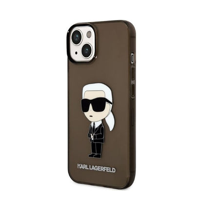 Dėklas Karl Lagerfeld IML NFT Ikonik (Juodas) skirtas iPhone 14 Plus