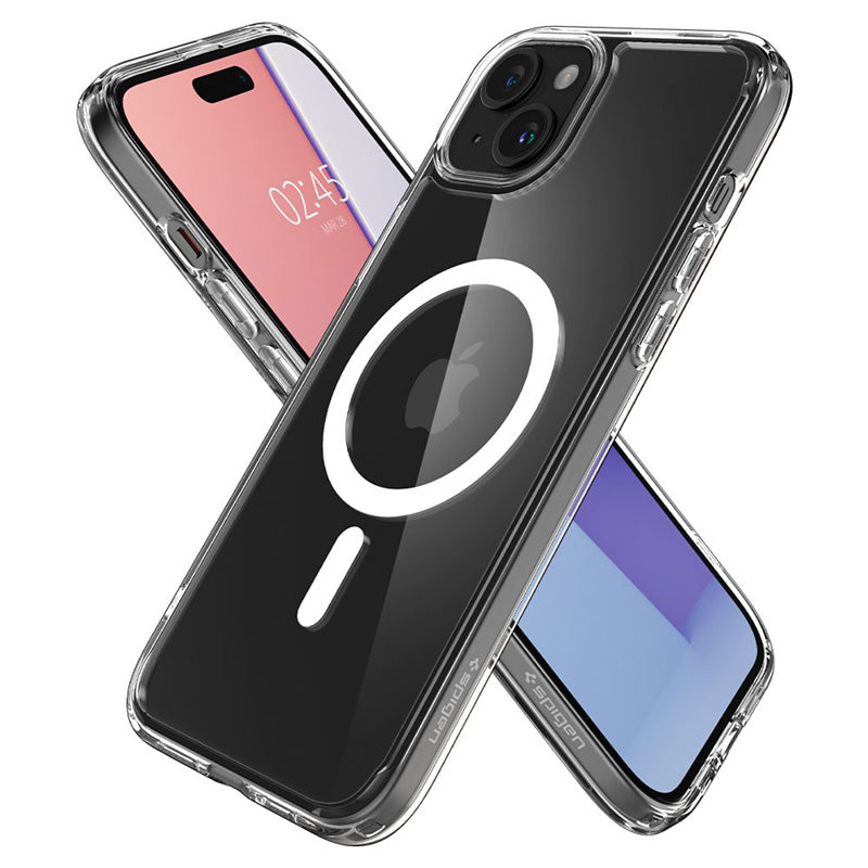 Spigen Ultra Hybrid MagSafe – dėklas, skirtas „iPhone 15“ („White“)