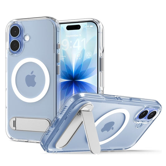 Spigen Ultra Hybrid S Mag MagSafe - Dėklas iPhone 17 (Skaidrus/Baltas)