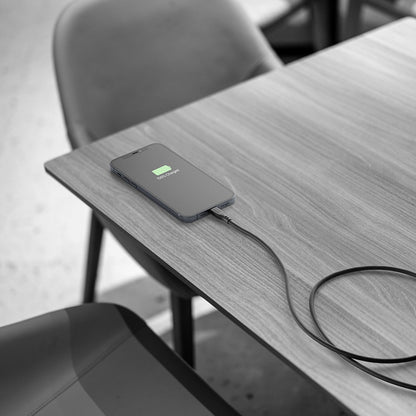 Cellularline Soft Cable – USB-C į Lightning laidas MFi sertifikuotas 1.2 m (juodas)