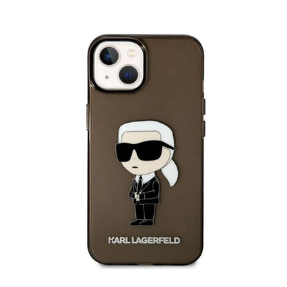 Dėklas Karl Lagerfeld IML NFT Ikonik (Juodas) skirtas iPhone 14 Plus