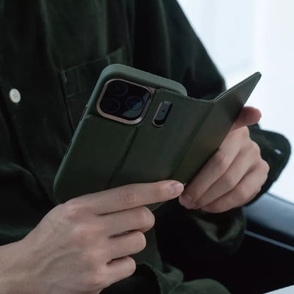 Moshi Overture MagSafe - Odin 3 viename atverčiamas dėklas iPhone 17 Pro (Smaragdo žalumo)