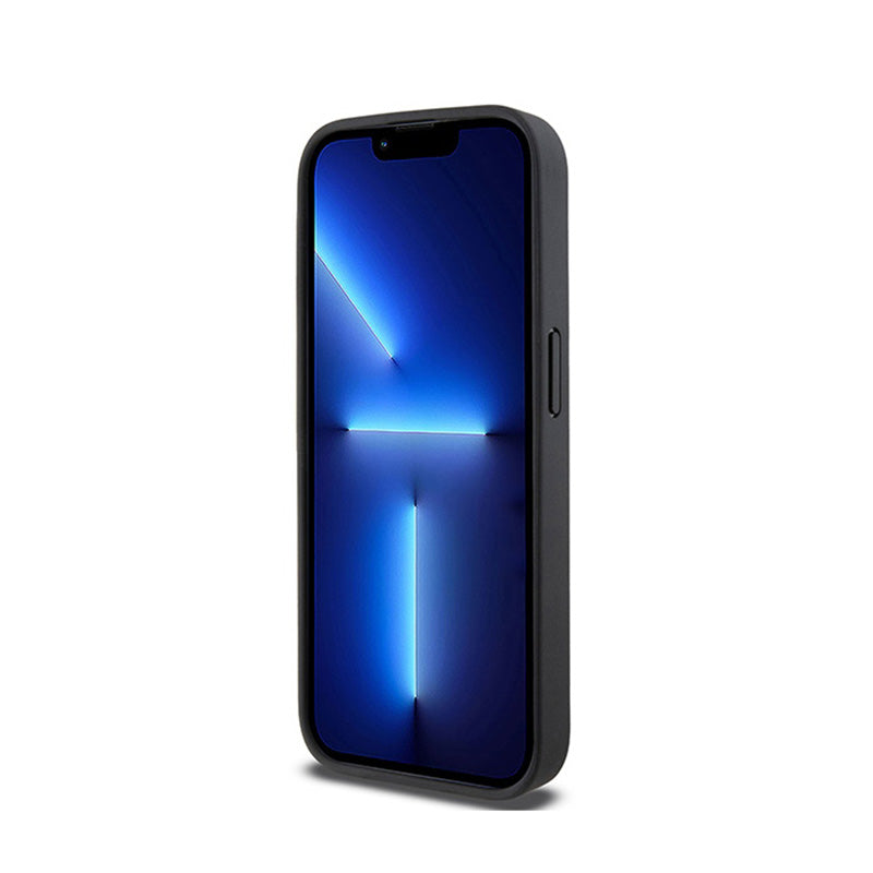 DKNY Odos languoto rašto ir spausdintų juostelių – iPhone 15 Pro Max dėklas (juodas)