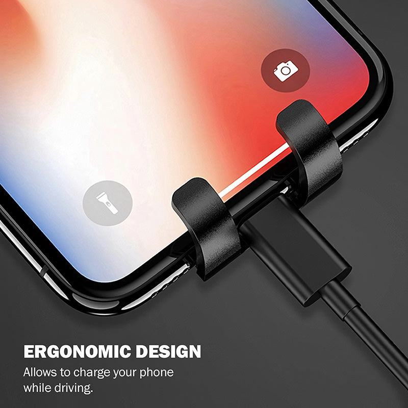 Crong Gravity Automatinis automobilinis laikiklis – Gravitacinis telefonų laikiklis 4.7"-6.5" (juodas)