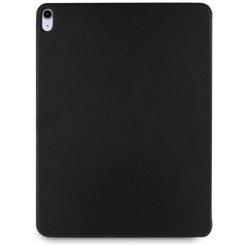 Karl Lagerfeld Knygos tipo dėklas Saffiano magnetinis Karl & Choupette - skirtas iPad Air 13” M3 (2025) / iPad Air 13” M2 (2024) (juoda)