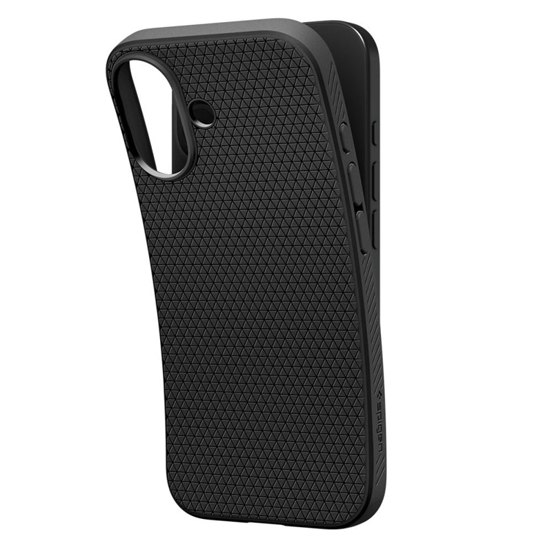 Spigen Liquid Air - Dėklas iPhone 17 (Matinė juoda)