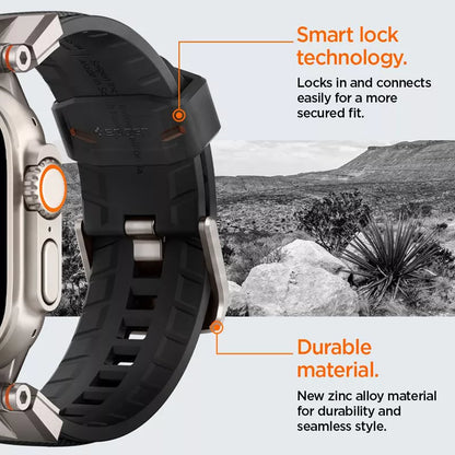 Spigen DuraPro Armor - Apyrankė, skirta Apple Watch 42/44/45/49 mm (juoda)