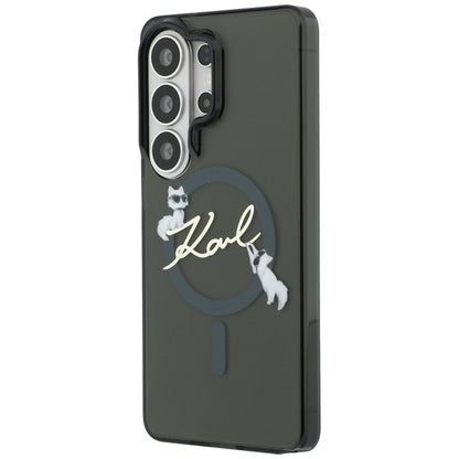Karl Lagerfeld IML KC Script MagSafe - Samsung Galaxy S26 Ultra dėklas (juodas)