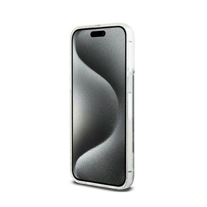DKNY skystas blizgučių didelis logotipas – dėklas, skirtas iPhone 13 Pro Max (juoda)