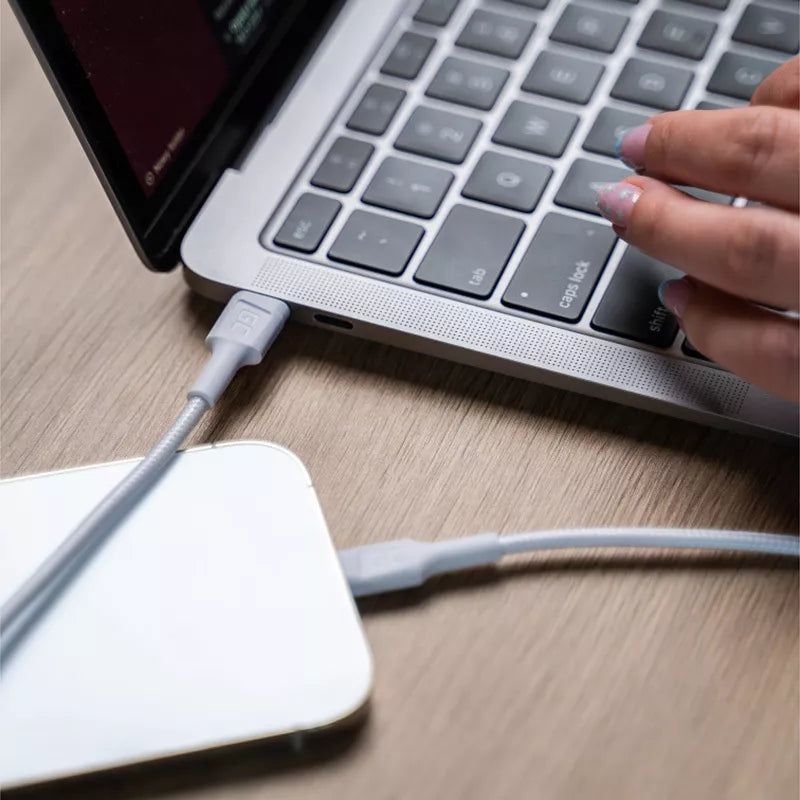 Green Cell PowerStream - USB-C - Lightning kabelis 100 cm Power Delivery kabelis su Apple MFi sertifikatu (baltas)