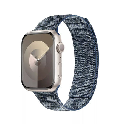 Crong Melange – magnetinė apyrankė, skirta „Apple Watch“ 44/45/46/49 mm („Blue Mélange“)