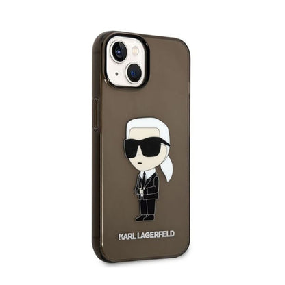 Dėklas Karl Lagerfeld IML NFT Ikonik (Juodas) skirtas iPhone 14 Plus