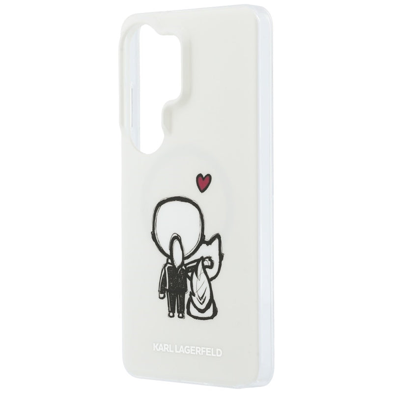 Karl Lagerfeld IML Karl & Choupette MagSafe dėklas - Samsung Galaxy S26 Ultra (Skaidrus)