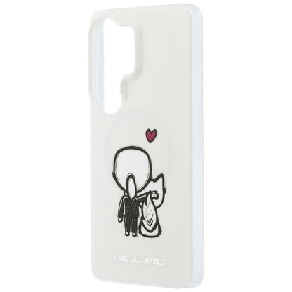Karl Lagerfeld IML Karl & Choupette MagSafe dėklas - Samsung Galaxy S26 Ultra (Skaidrus)