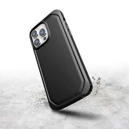 X-Doria Raptic Slim – biologiškai skaidomas dėklas iPhone 14 Pro Max (juodas)