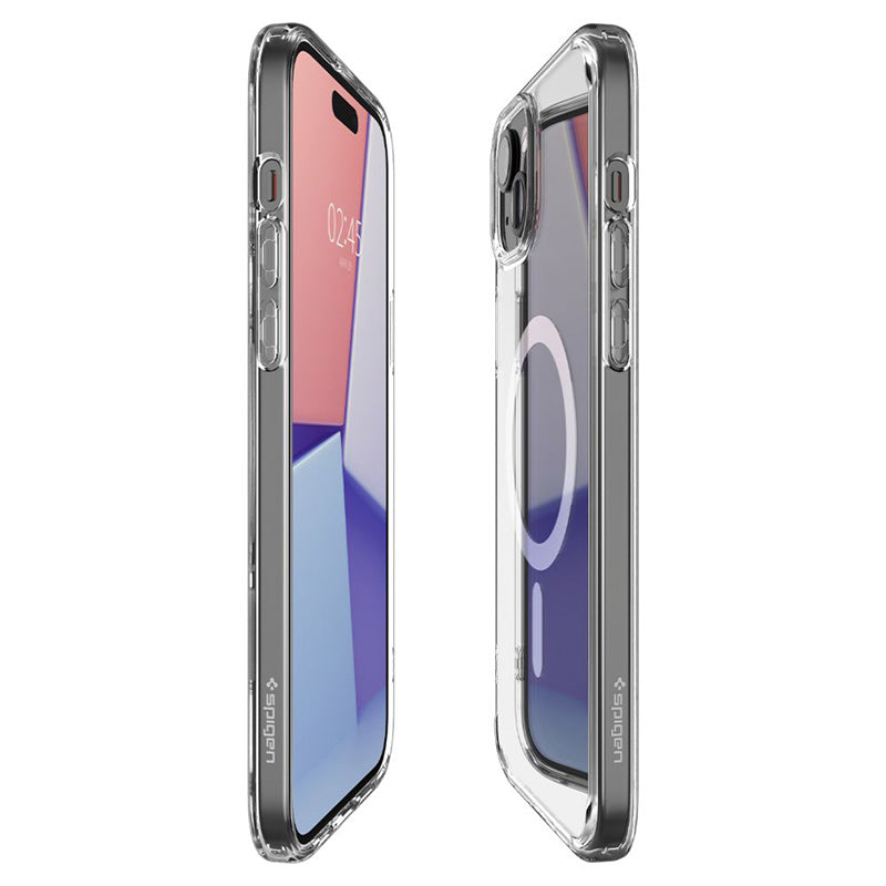 Spigen Ultra Hybrid MagSafe – dėklas, skirtas „iPhone 15“ („White“)