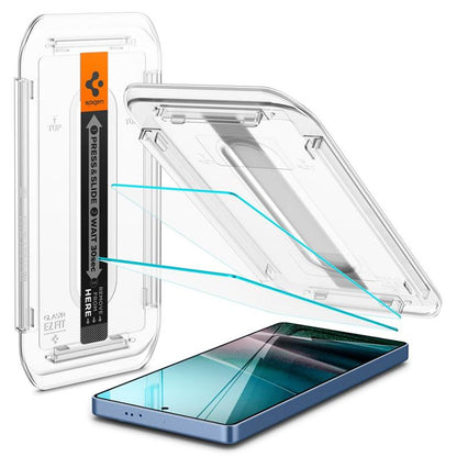 Spigen Glas.TR EZ Fit 2 vnt. – grūdintas stiklas, skirtas „Samsung Galaxy S25 Ultra“ (2 vnt.)