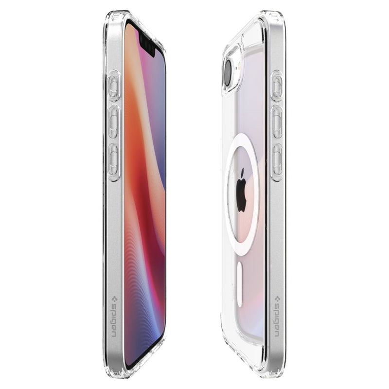 Spigen Ultra Hybrid Mag MagSafe dėklas, skirtas iPhone 17e / 16e (baltas)