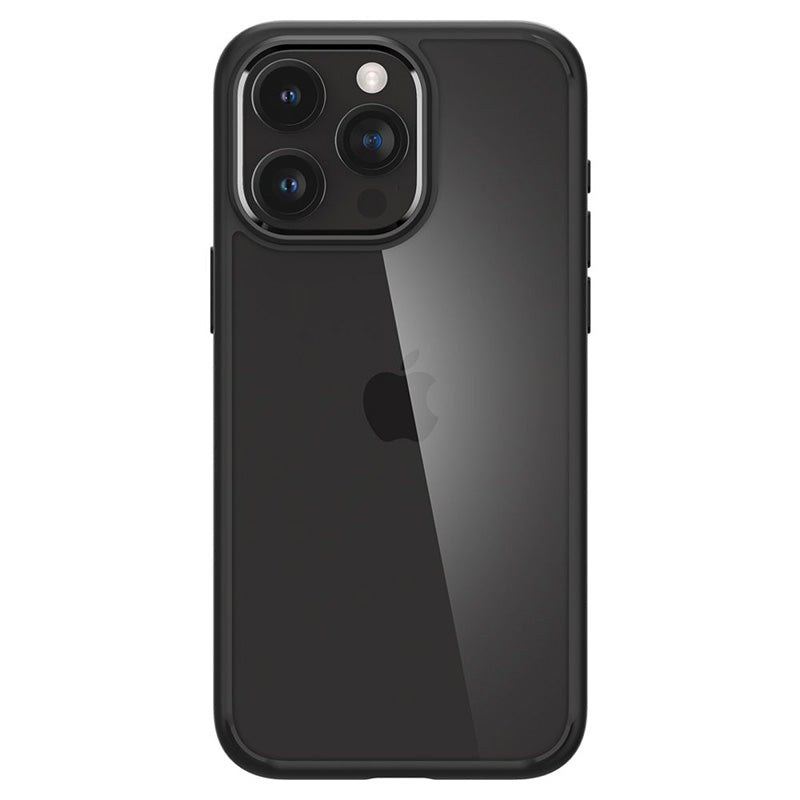Spigen Ultra Hybrid – dėklas, skirtas „iPhone 15 Pro“ (matinė juoda)