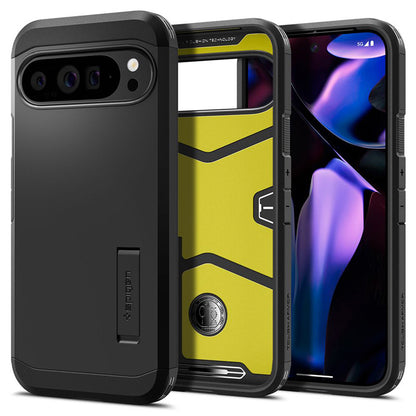 Spigen Tough Armor – dėklas, skirtas Google Pixel 9 Pro XL (juodas)