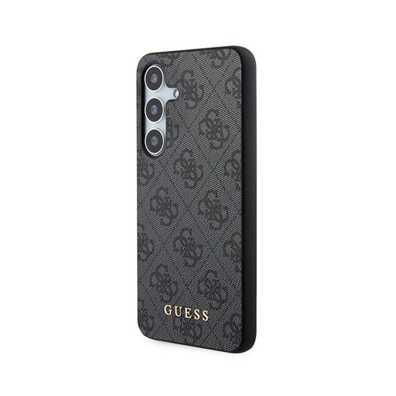 Guess 4G Metal Gold Logo – Dėklas Samsung Galaxy S24 (juodas)