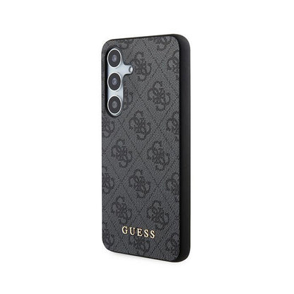 Guess 4G Metal Gold Logo – Dėklas Samsung Galaxy S24 (juodas)