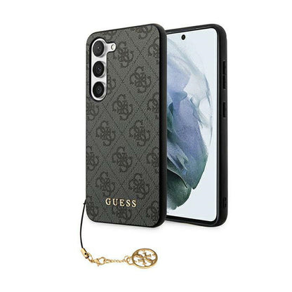 Guess 4G Charms Collection - dėklas Samsung Galaxy A35 5G (juodas)