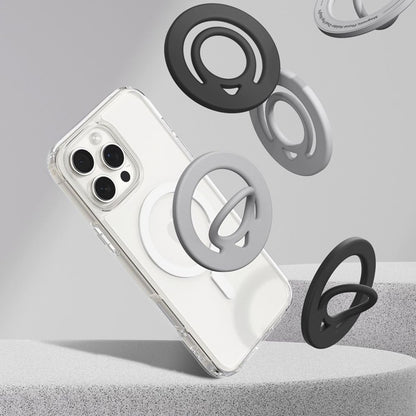 Spigen Dual Pop Mag MagSafe – magnetinis telefono piršto laikiklis (juodas)